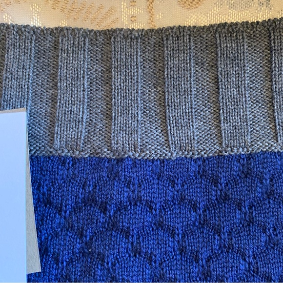 COUNTING CLOUDS. NWT. Blue/Gray, 100% Fine Merino Wool. Size S/M. Made i… - Picture 8 of 12